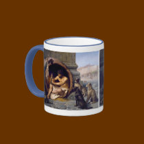 Diogenes Surrounded by Dogs - by Jean Leon Gerome mugs