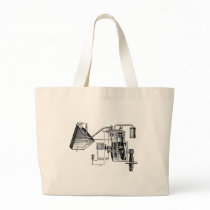 Dion- Bouton Oil Engine Canvas Bags