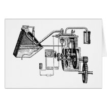 Dion- Bouton Oil Engine Cards
