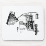 Dion- Bouton Oil Engine Mouse Pads