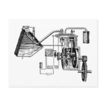 Dion- Bouton Oil Engine Postcards