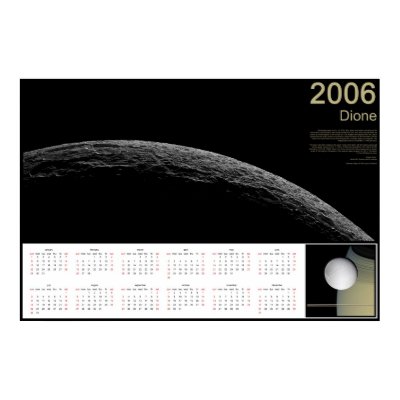 Dione 2006 Calendar Print by tiggerntatie
