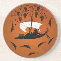 Dionysus and the Dolphins Coaster coasters