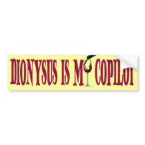 Dionysus is my Copilot Bumper Stickers