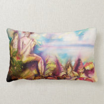 DIONYSUS ,Playing Flute with Sea shells and Fruits Pillows