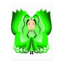 Diopside Butterfly Princess Business Card Template