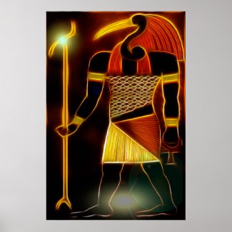 Dios egipcio Thoth Posters