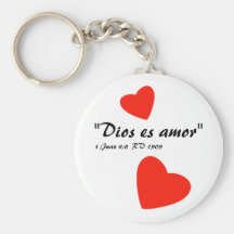 "Dios es amor" Key Chain