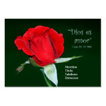 "Dios es Amor"  Tarjeta de Visita Business Card
