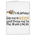 Dip Me In Beer... cards by CelebrationZazzle Dip Me In Beer... cards