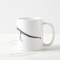 Diplodocus Dinosaur Antique Print mugs