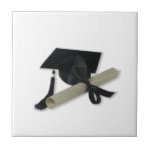 Diploma and Graduation Cap ( Mortar Board ) Ceramic Tile Diploma and Graduation Cap ( Mortar Board ) Ceramic Tile