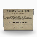 Diploma Mousepad awards