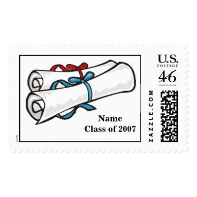 Diploma Postage Stamp by occassionstamps