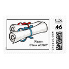 postcard - Postage stamp for graduation announcements!  Customize it! (Image copyrighted 2007-graphicsfactory.com)