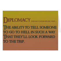 Diplomacy cards