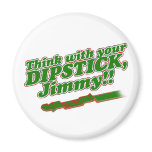 Dipstick magnets