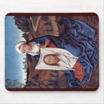 Diptych Of John The Baptist And St. Veronica Mousepads