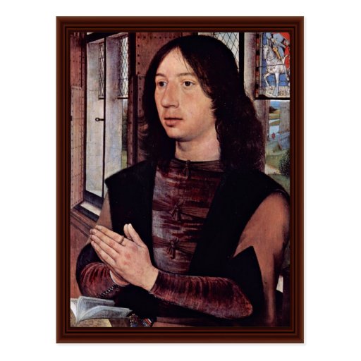 Diptych Of Maarten Van Nieuwenhove Postcard