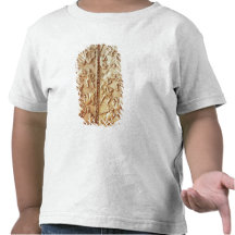 Diptych with a lion hunting scene tshirts