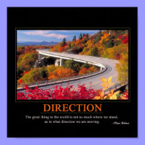 Direction posters