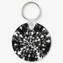Directions Abstract Keychain