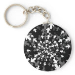 Directions Abstract Keychain