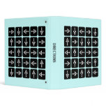 Directions - Pale Blue 3 Ring Binders