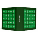 Directions - Shades of Green (2.0in) 3 Ring Binders
