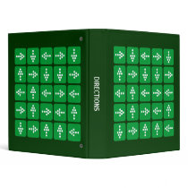 Directions - Shades of Green binders by artberry Directions - Shades of Green binders