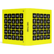 Directions - Yellow binders by artberry Directions - Yellow binders