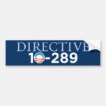 Directive 10-289 Bumper Sticker