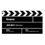 Director Clapperboard Film Movie Business Card