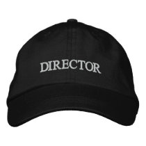 DIRECTOR Embroidered La La Land Hat embroidered hats