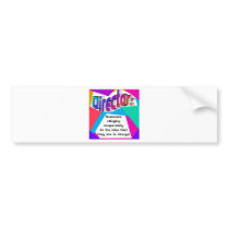 Director In charge? Bumper Sticker