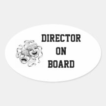 Director On Board Sticker