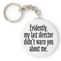 Director Warning Keychain