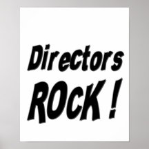 Directors Rock! Poster Print