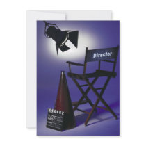 Director's Slate, Chair & Stage Light 2 Announcement