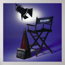 Director's Slate, Chair & Stage Light 2 Print