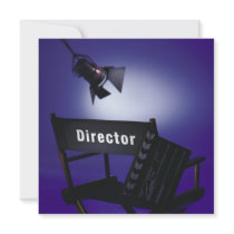 Director's Slate, Chair & Stage Light Announcement