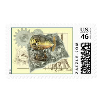 Dirigible Air Tour Postage Stamps