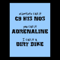 Dirt Bike Adrenaline Motocross Poster posters
