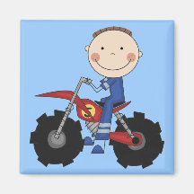 Dirt Bike - Boy Tshirts and Gifts Refrigerator Magnets