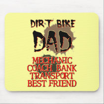 Dirt Bike Dad Motocross Mousepad mousepads