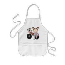Dirt Bike - Girl T-shirts and Gifts Apron
