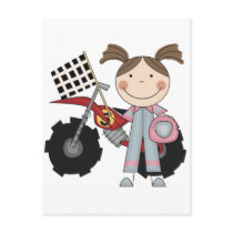 Dirt Bike - Girl T-shirts and Gifts Postcards