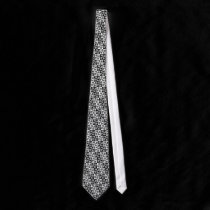 Dirt Bike Motocross B&W Mosaic Necktie Tie ties
