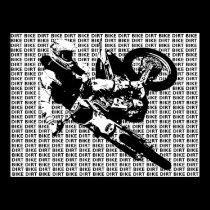 Dirt Bike Motocross Print Poster posters