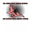 Dirt Bike Motocross Shirt - Cuter Faster by allanGEE Dirt Bike Motocross Shirt - Cuter Faster